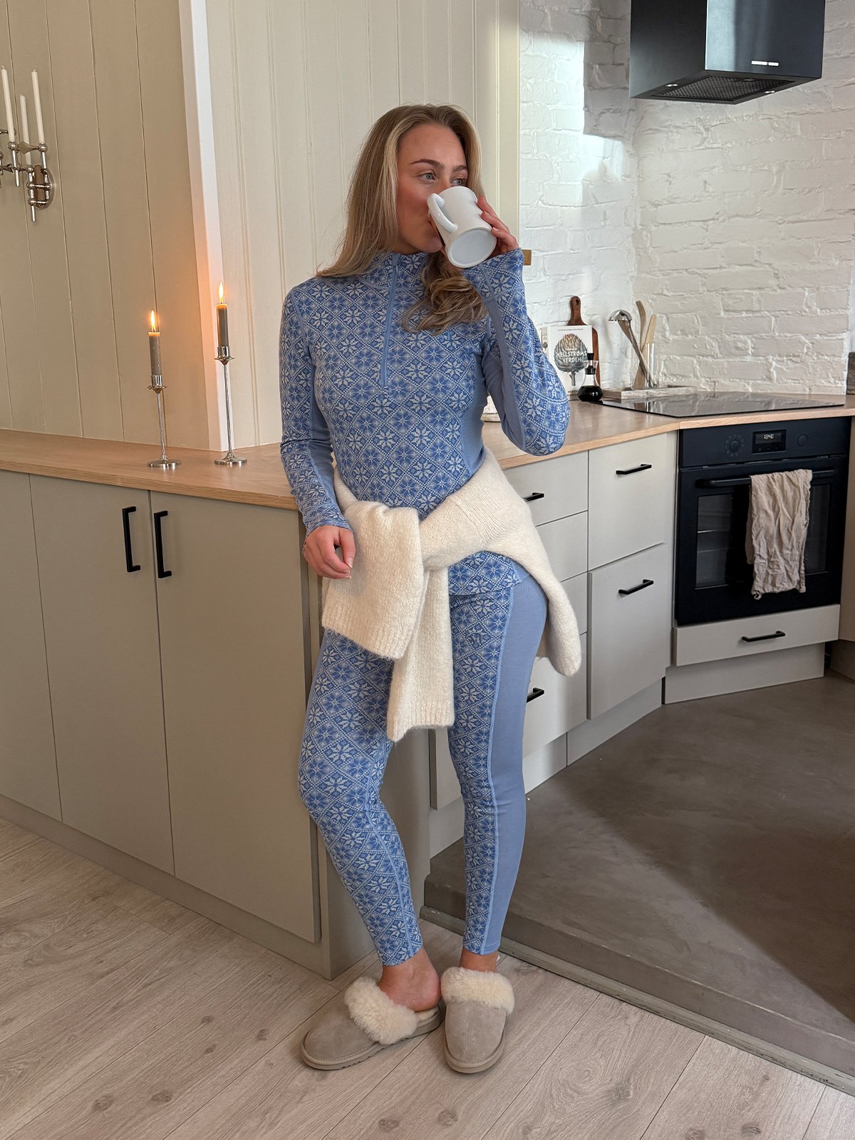 Kari Traa Rose Half Zip Iris Blue