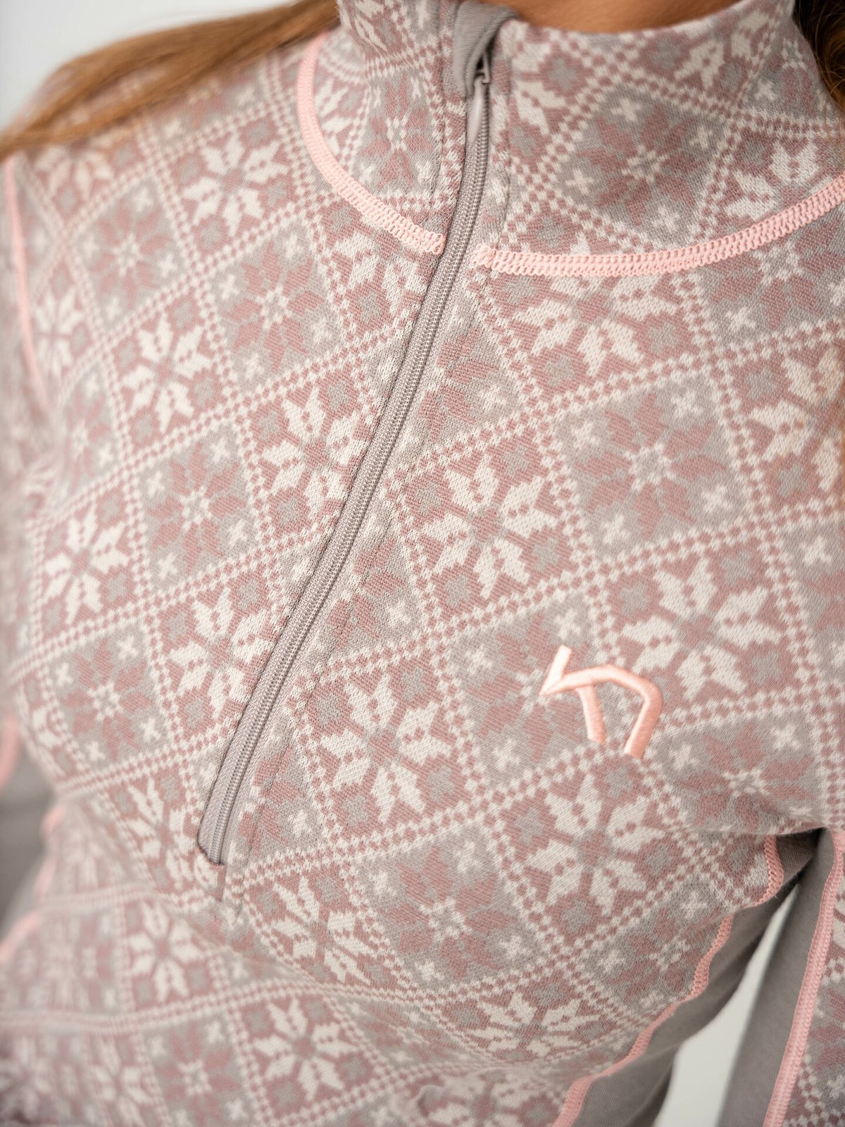 Kari Traa Rose Half Zip Taupe