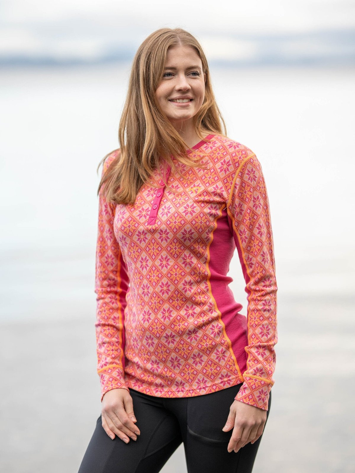 Kari Traa Rose Long Sleeve Berry Pink