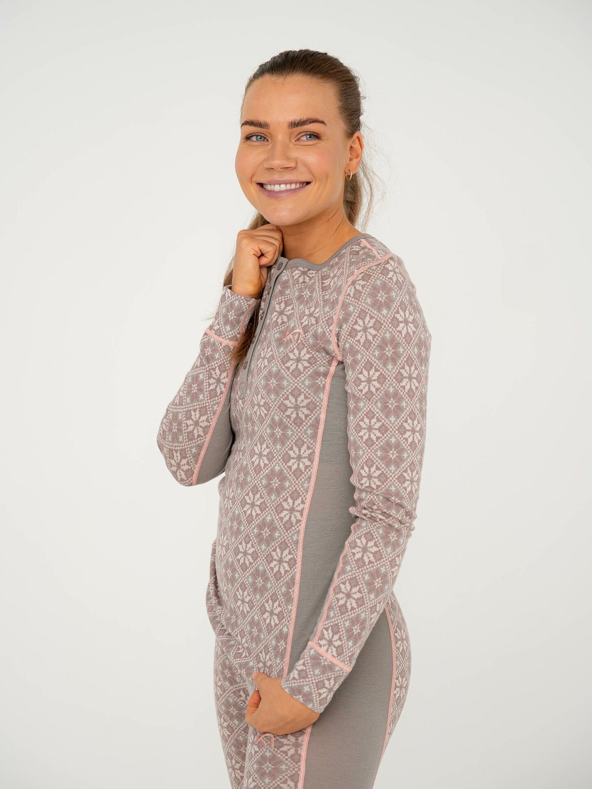 Kari Traa Rose Long Sleeve Taupe