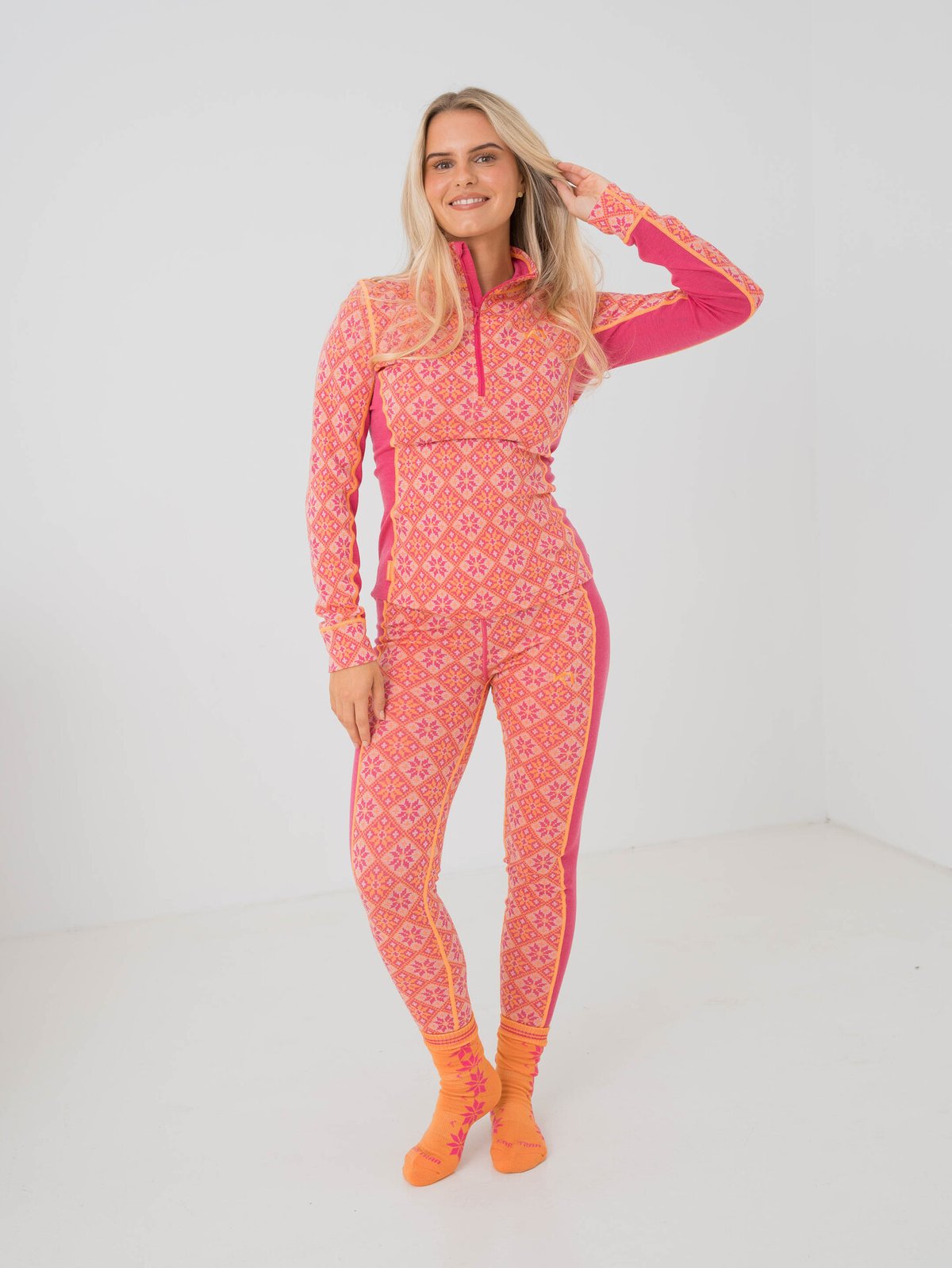 Kari Traa Rose High Waist Pant Berry Pink