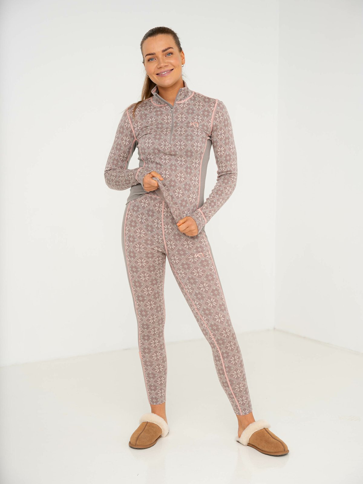 Kari Traa Rose High Waist Pant Taupe