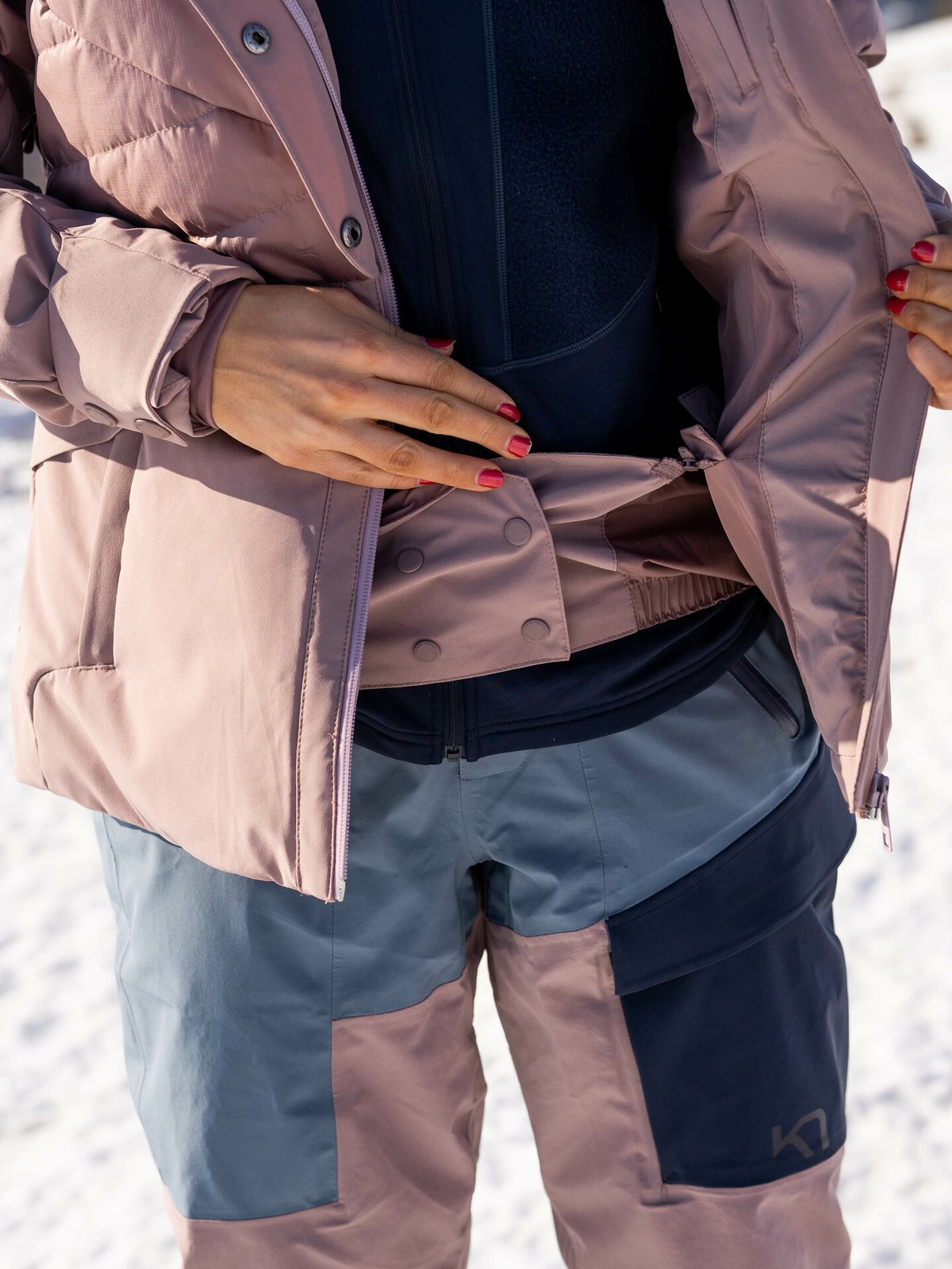 Kari Traa Ragnhild Down Jakke Rtaupe