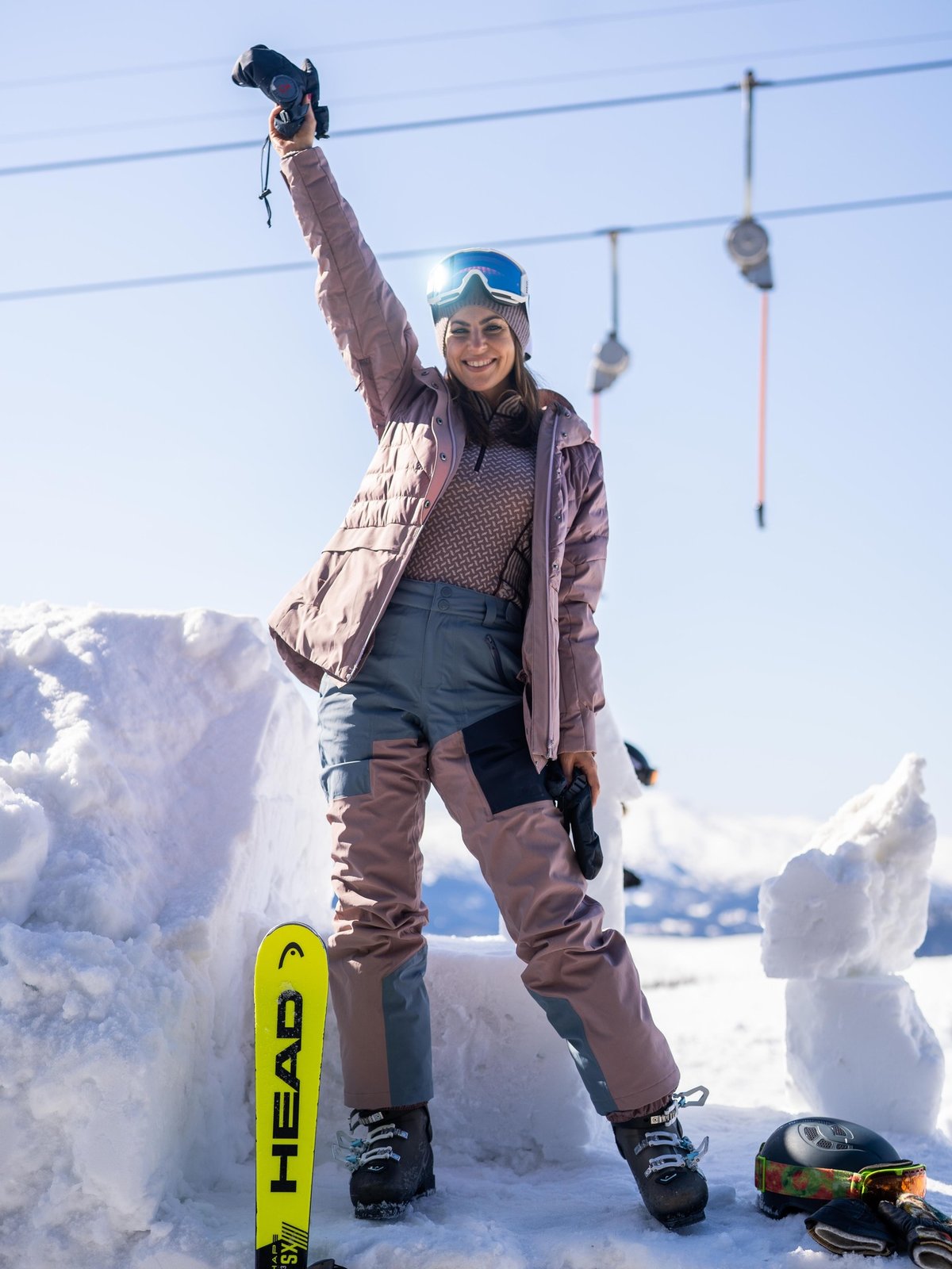 Kari Traa Agnes Ski Pant Taupe