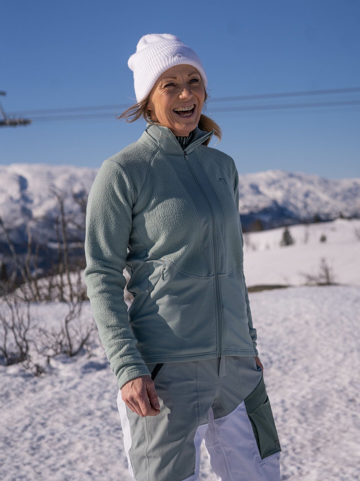 Kari Traa Ragnhild Full Zip Midlayer Rsage