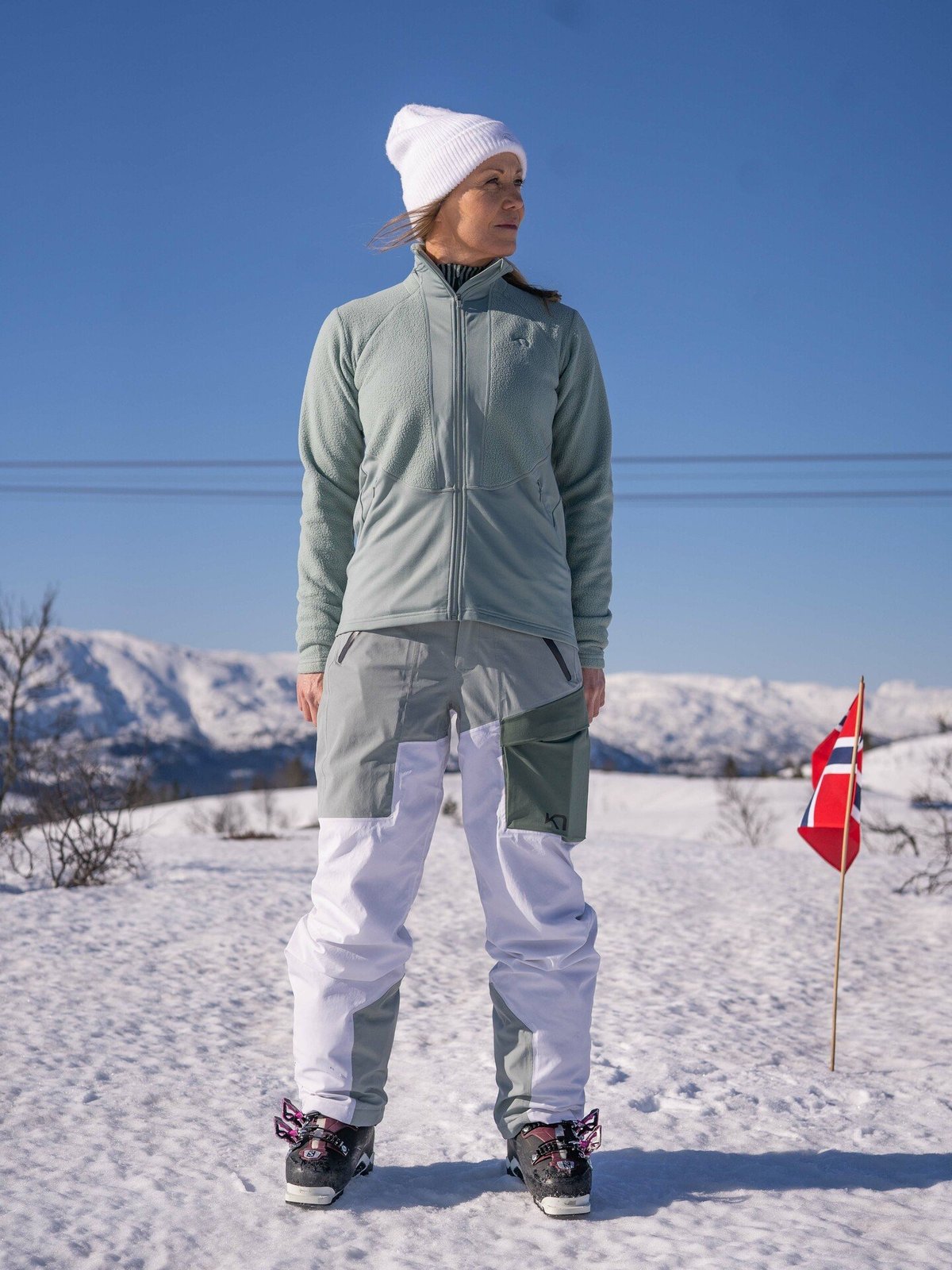 Kari Traa Ragnhild Full Zip Midlayer Rsage