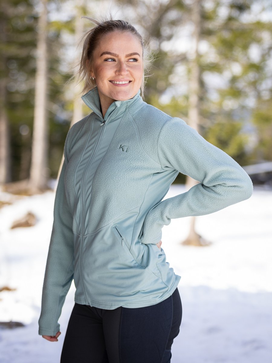 Kari Traa Ragnhild Full Zip Midlayer Rsage