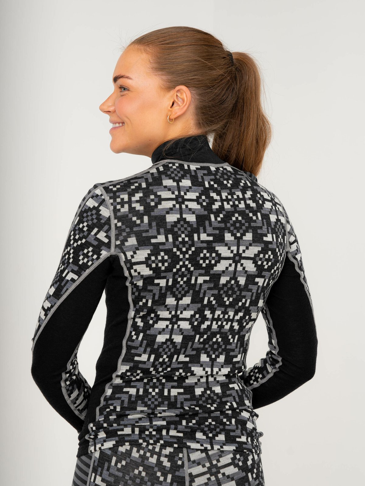 Kari Traa Else Half Zip Black