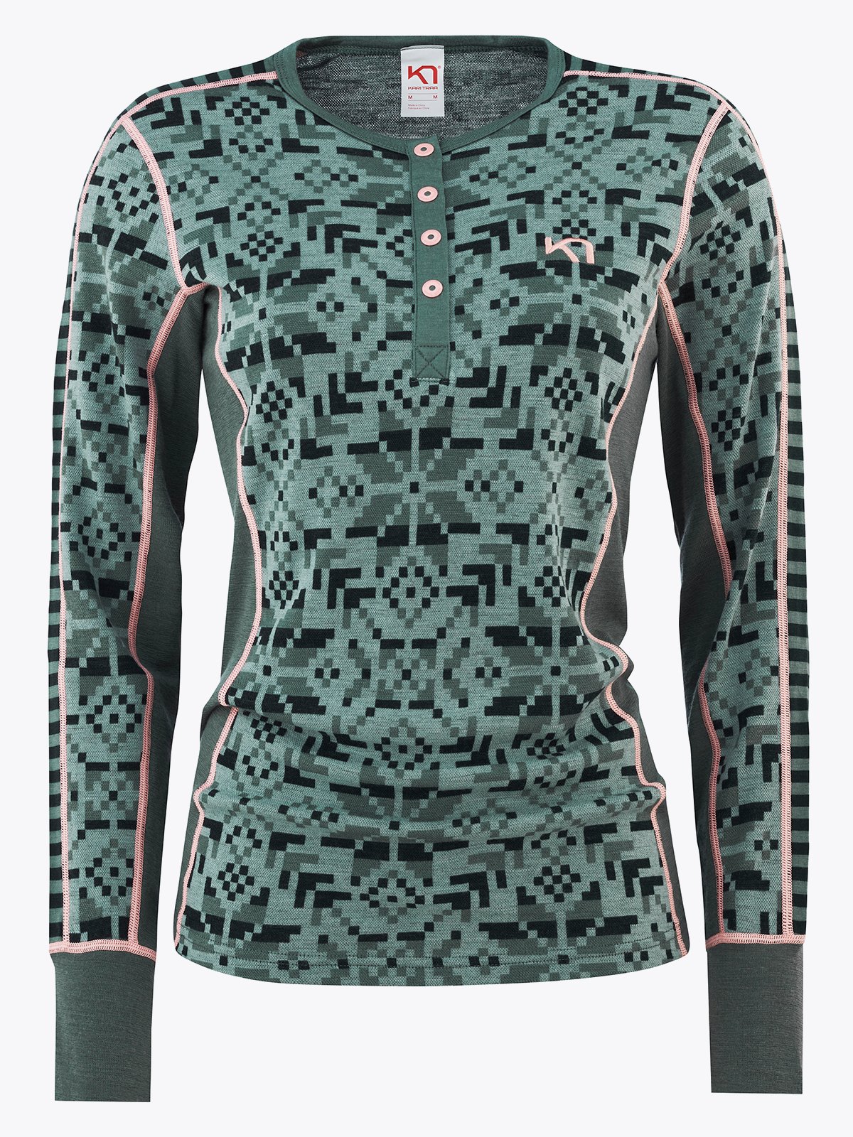 Kari Traa Else Long Sleeve Murk Green