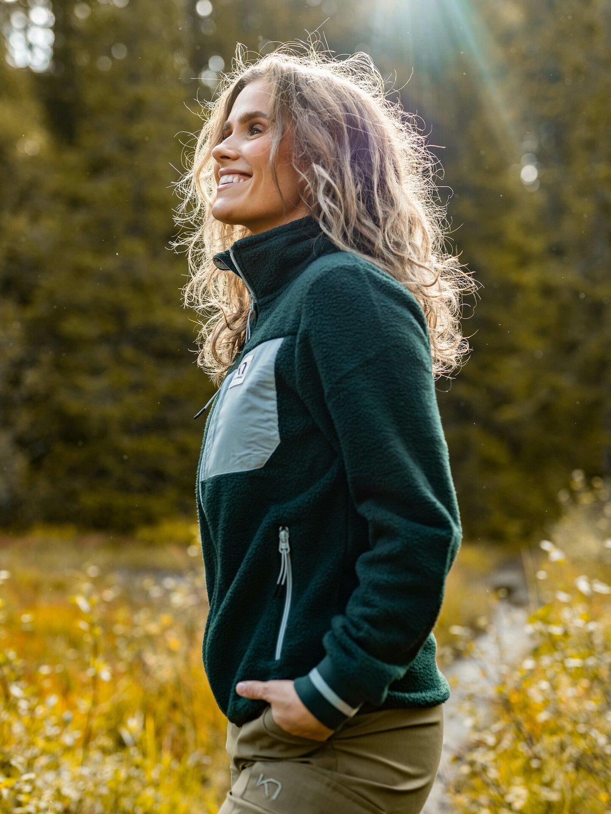 Kari Traa Annie Midlayer Pine - Get Inspired Exclusive Collection