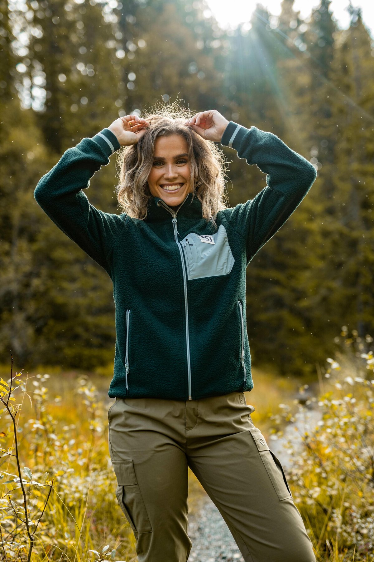 Kari Traa Annie Midlayer Pine - Get Inspired Exclusive Collection