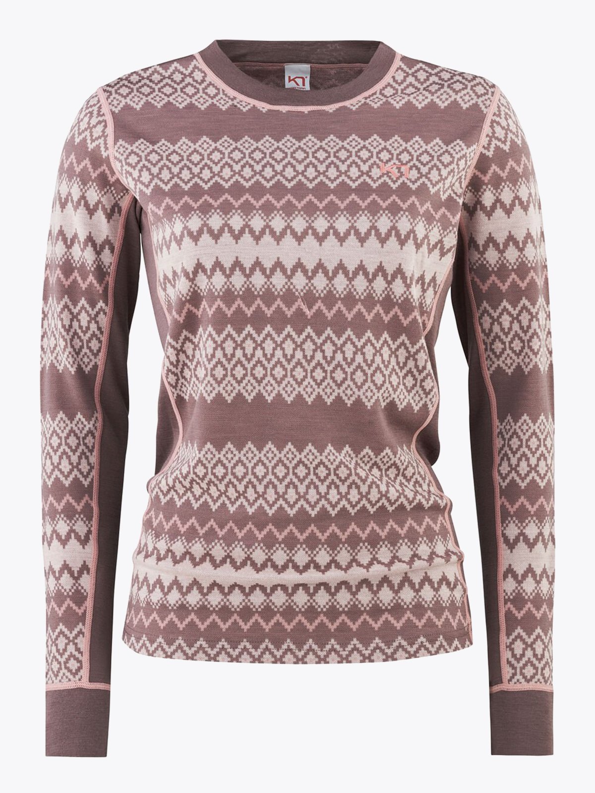 Kari Traa Agnes Longsleeve Taupe Dusty Pink