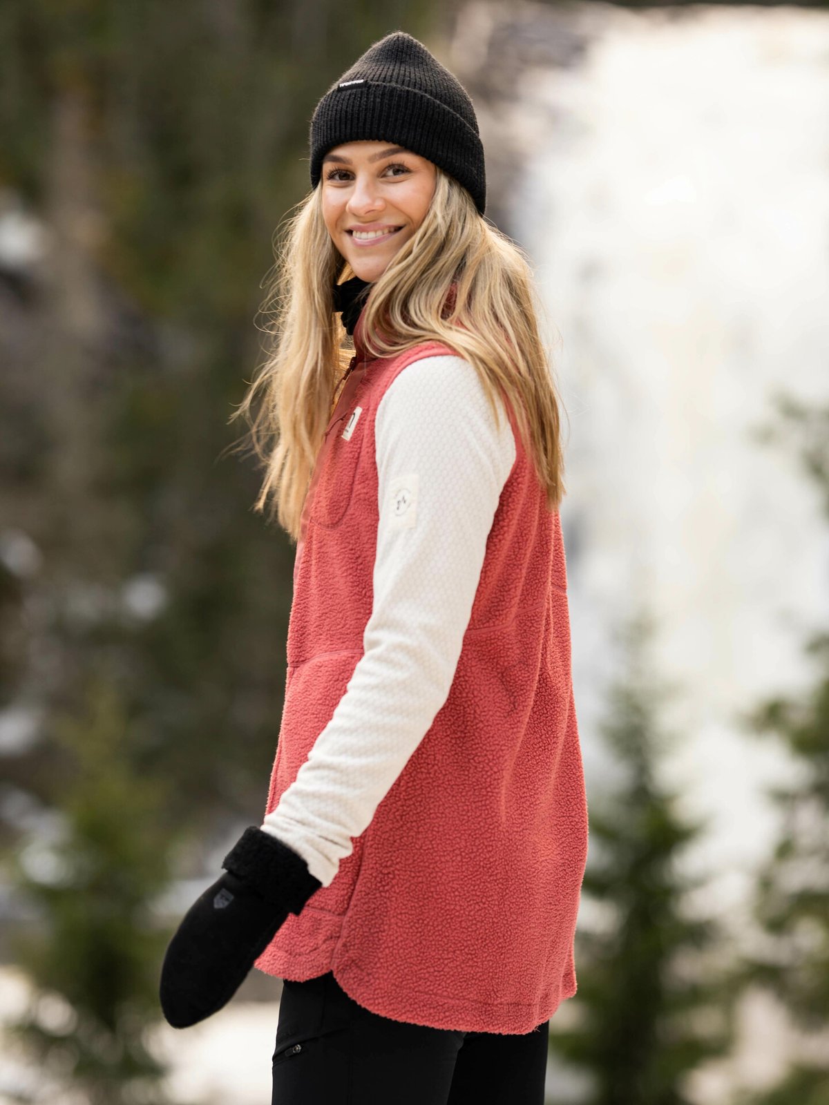 Kari Traa Sanne Fleece Vest Long Cedar