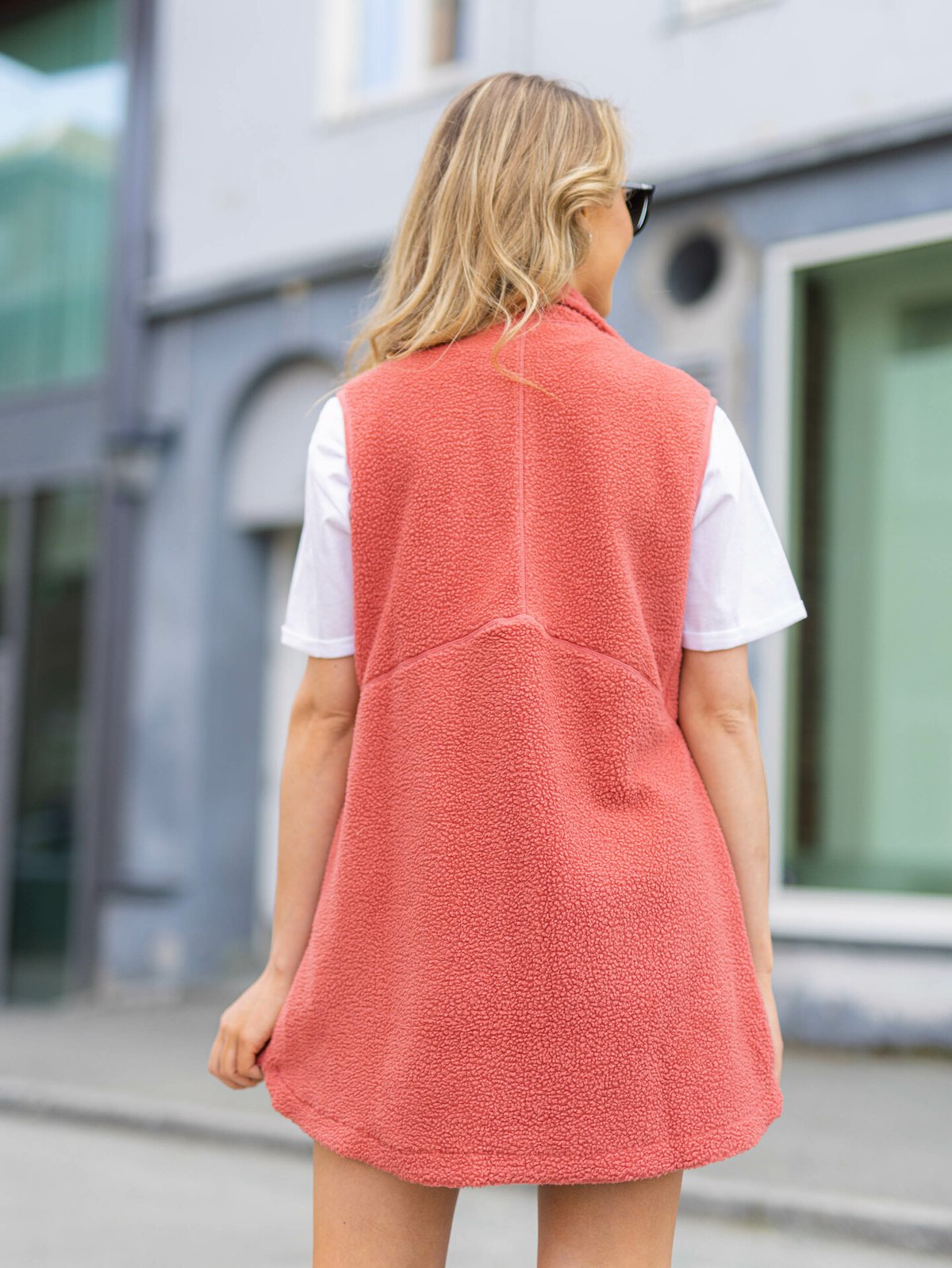 Kari Traa Sanne Fleece Vest Long Cedar