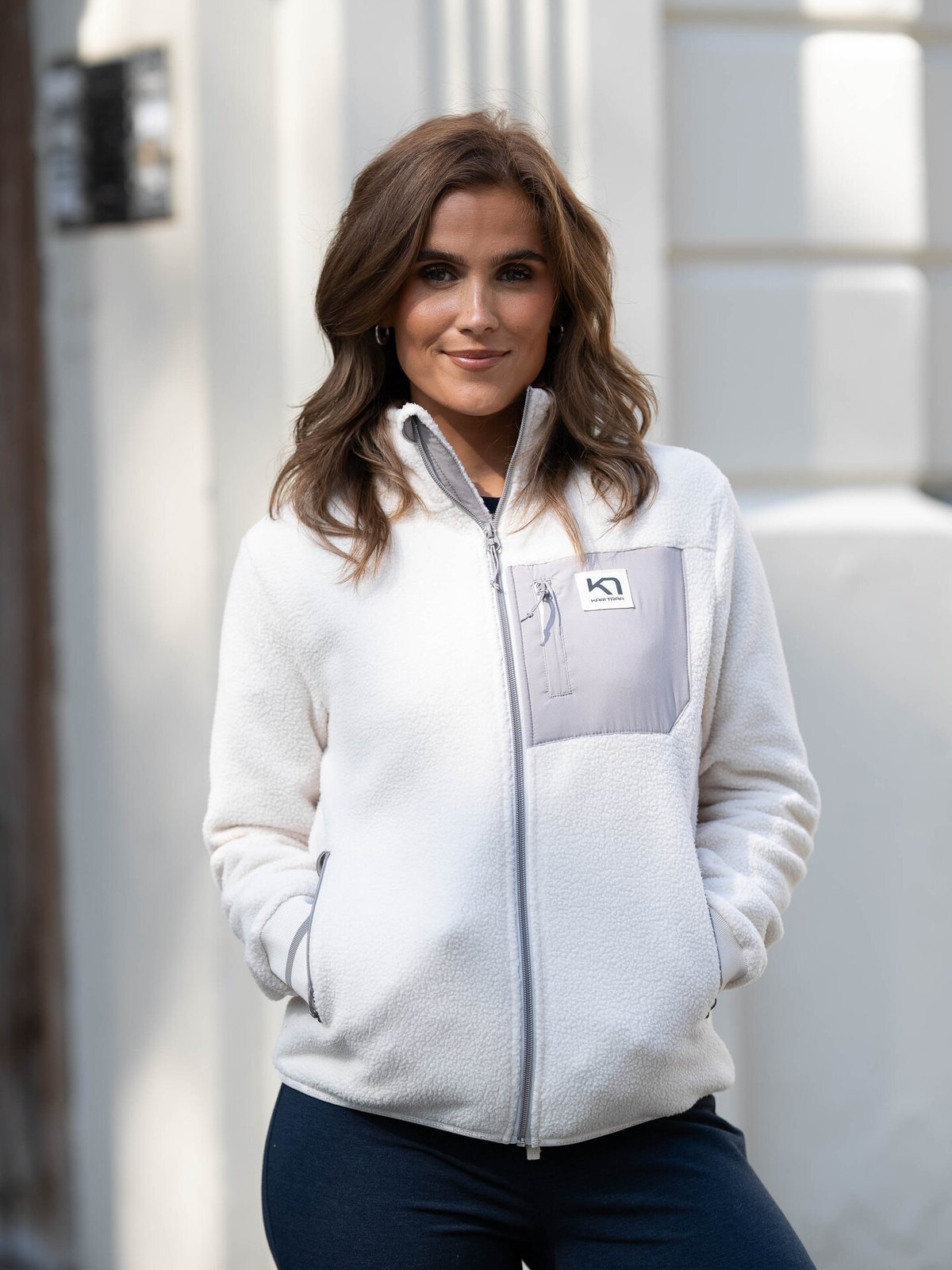 Kari Traa Røthe Midlayer Bjerk White