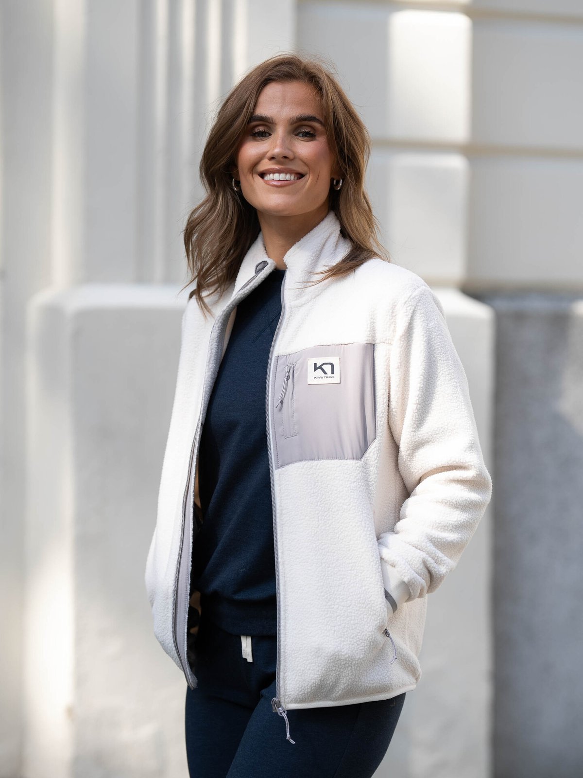 Kari Traa Røthe Midlayer Bjerk White