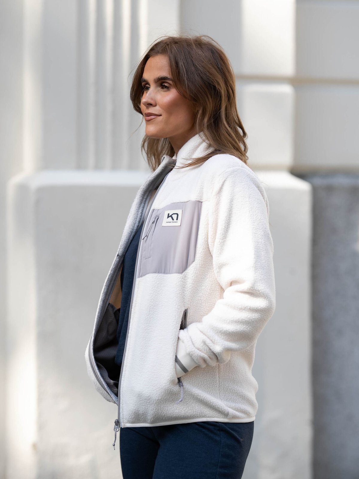 Kari Traa Røthe Midlayer Bjerk White