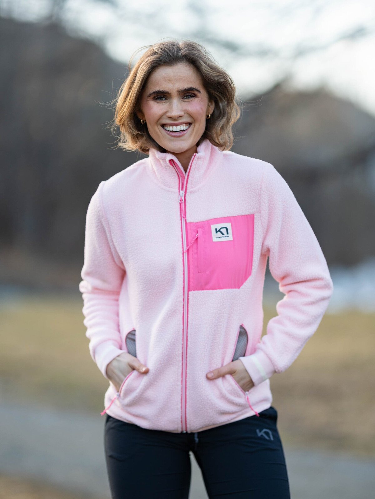 Kari Traa Røthe Midlayer Cotton Candy