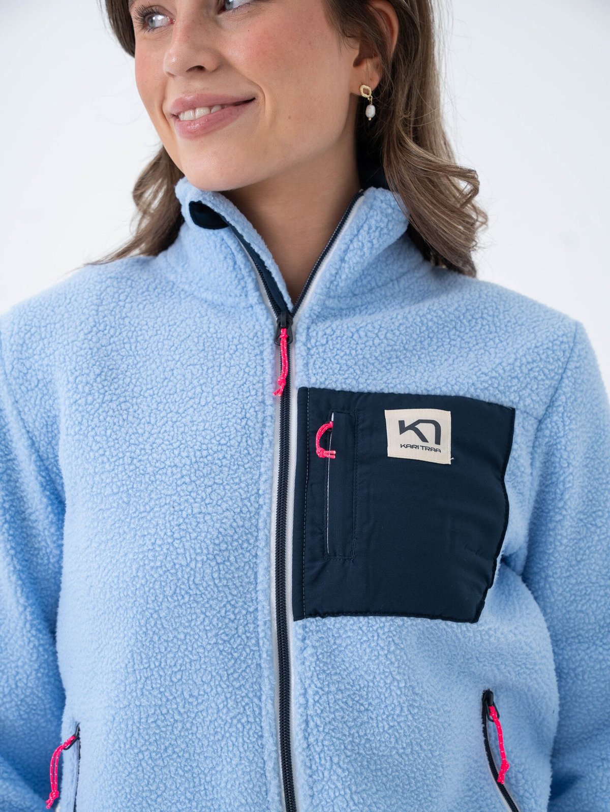 Kari Traa Røthe Midlayer Pastel Light Blue