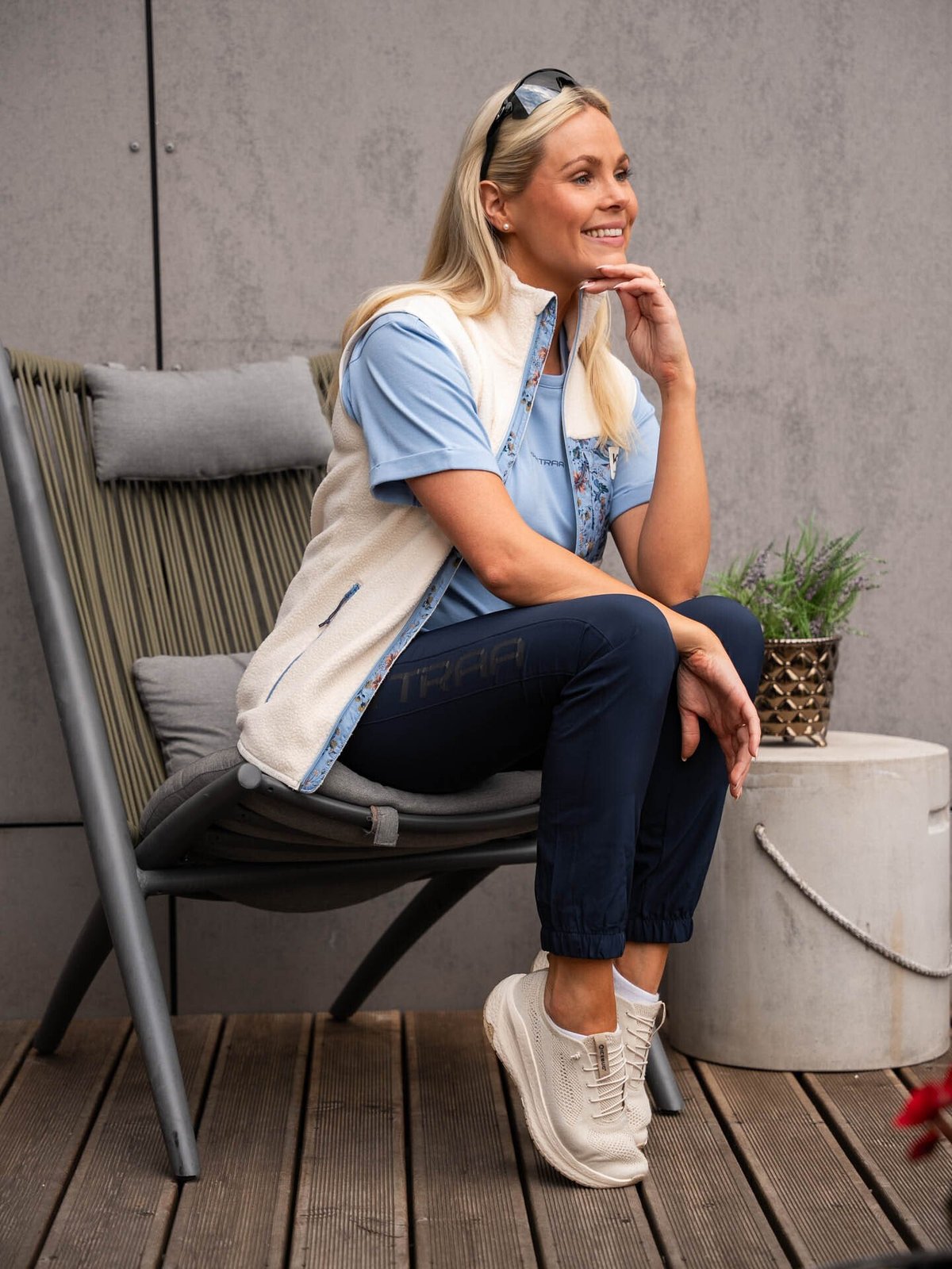 Kari Traa Røthe Vest White