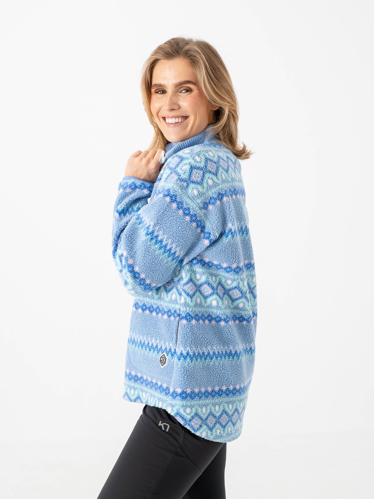 Kari Traa Ruthie Midlayer Half-Zip Iris