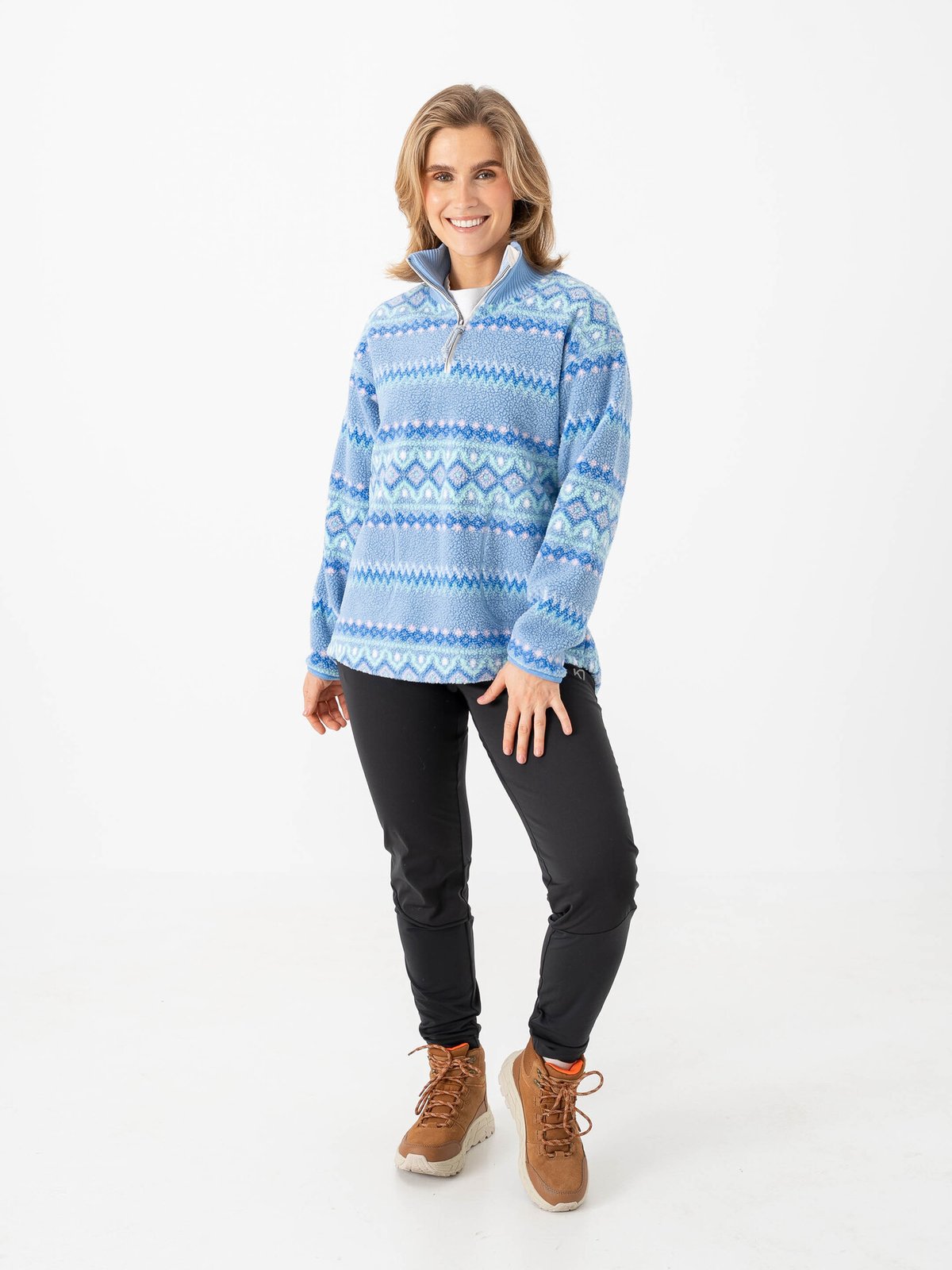Kari Traa Ruthie Midlayer Half-Zip Iris