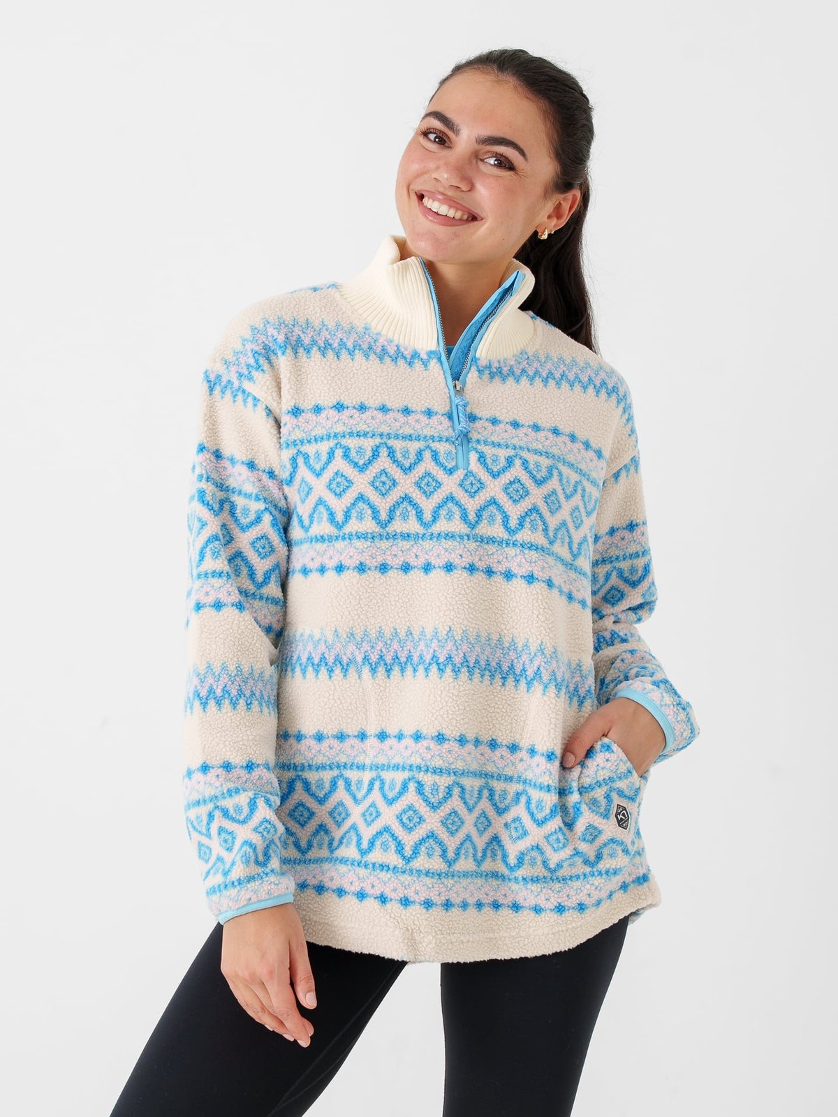 Kari Traa Ruthie Midlayer Half-Zip Ocean