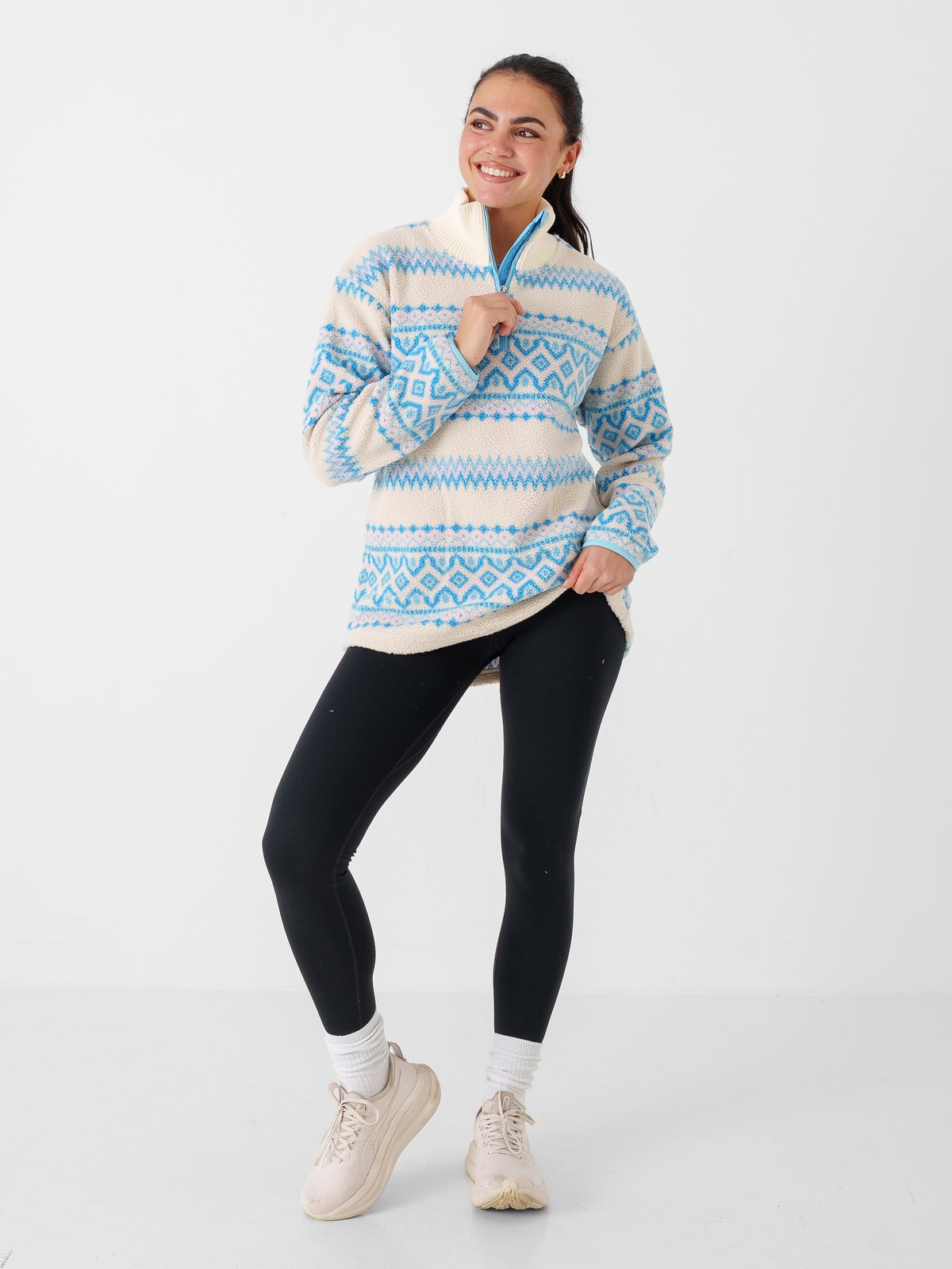 Kari Traa Ruthie Midlayer Half-Zip Ocean