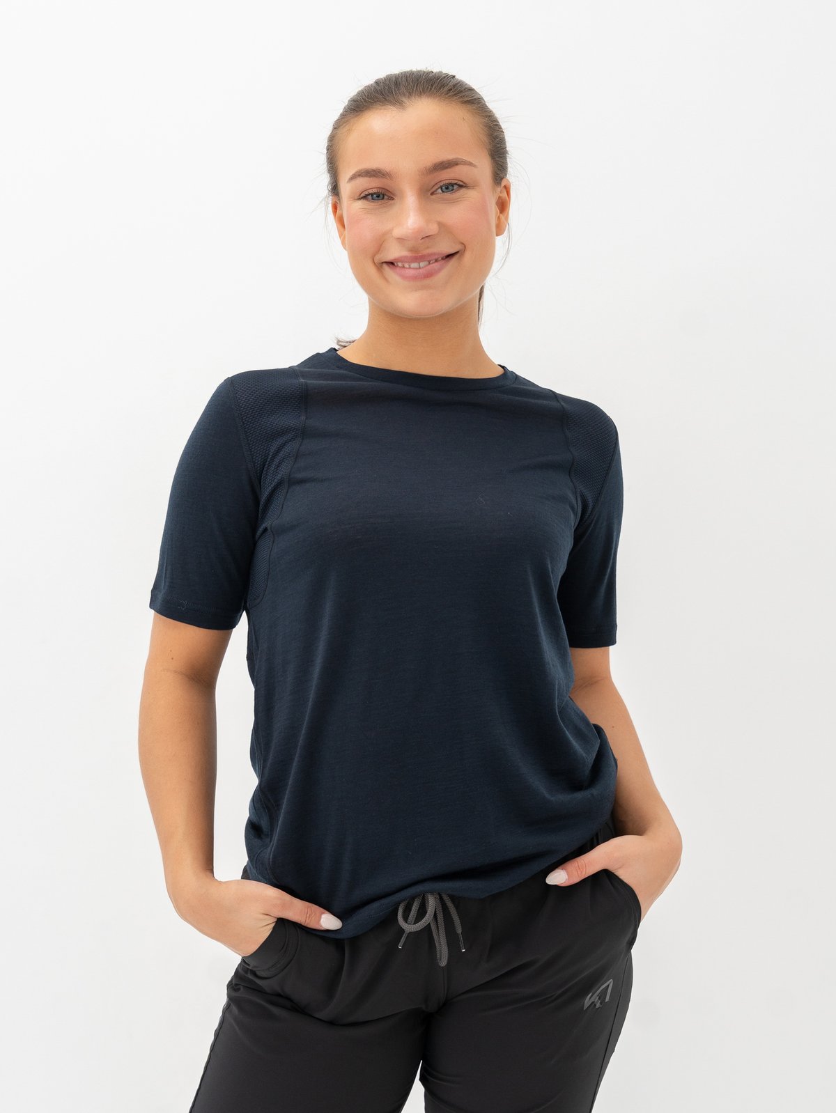 Kari Traa Embla Wool Tee Royal