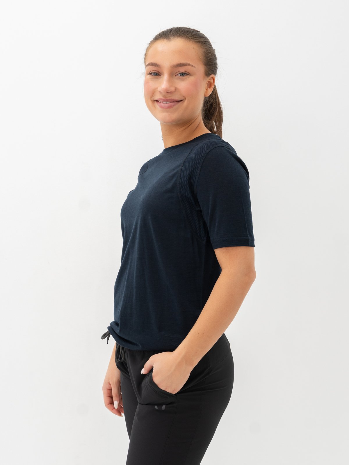 Kari Traa Embla Wool Tee Royal