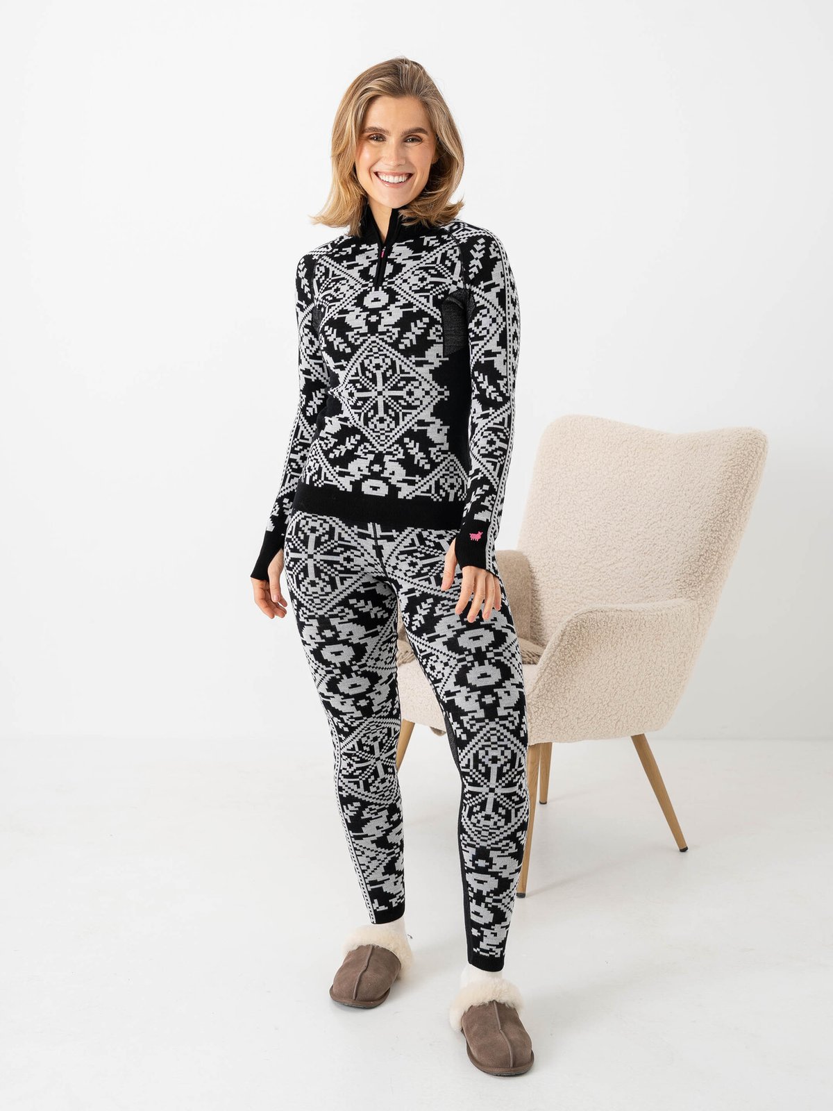 Kari Traa Saga Half-Zip Black