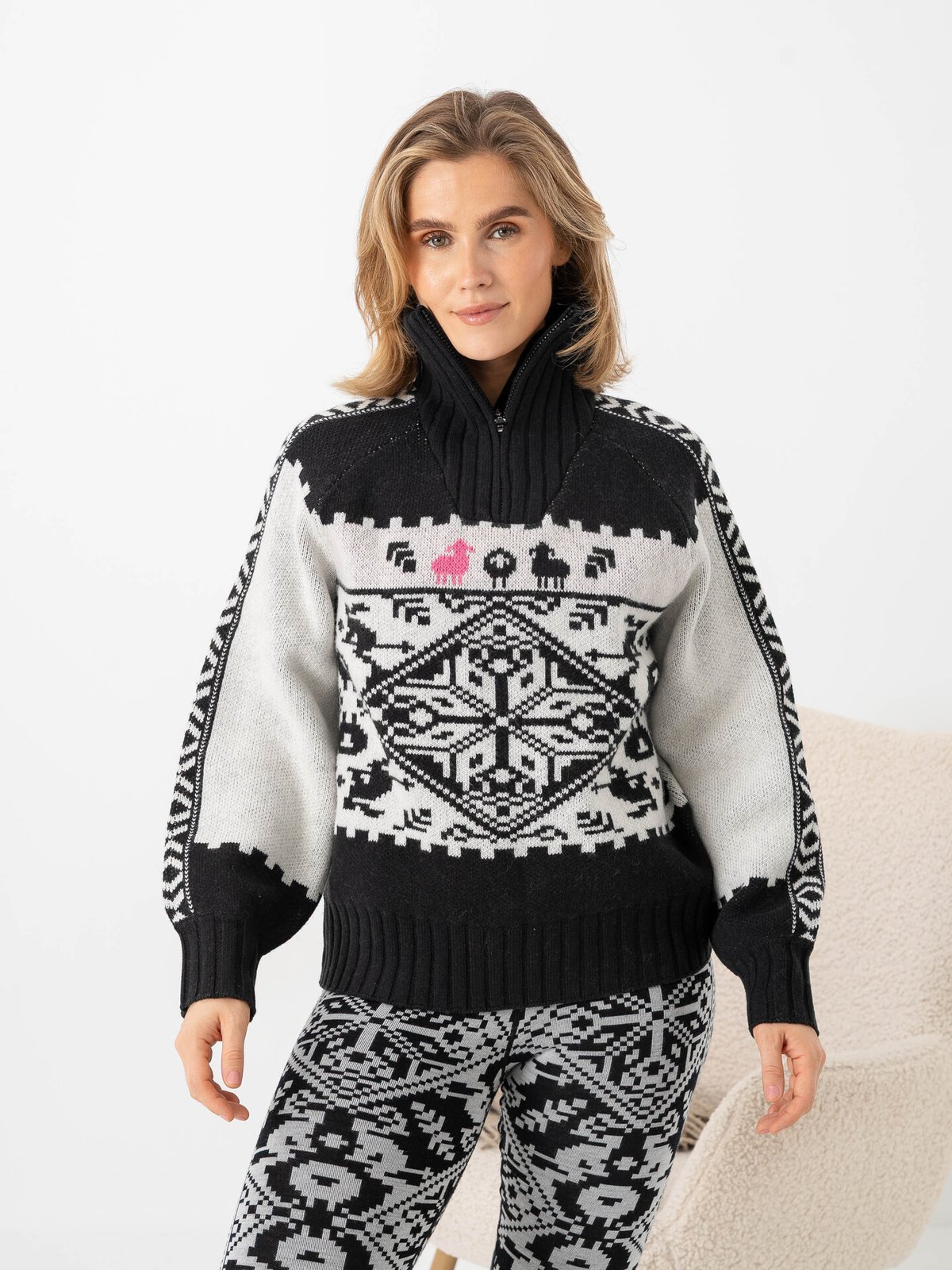 Kari Traa Saga Knit Off White