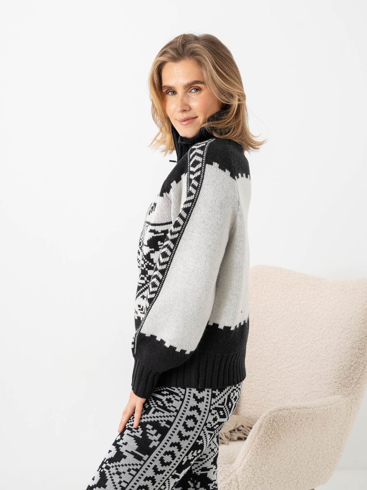 Kari Traa Saga Knit Off White