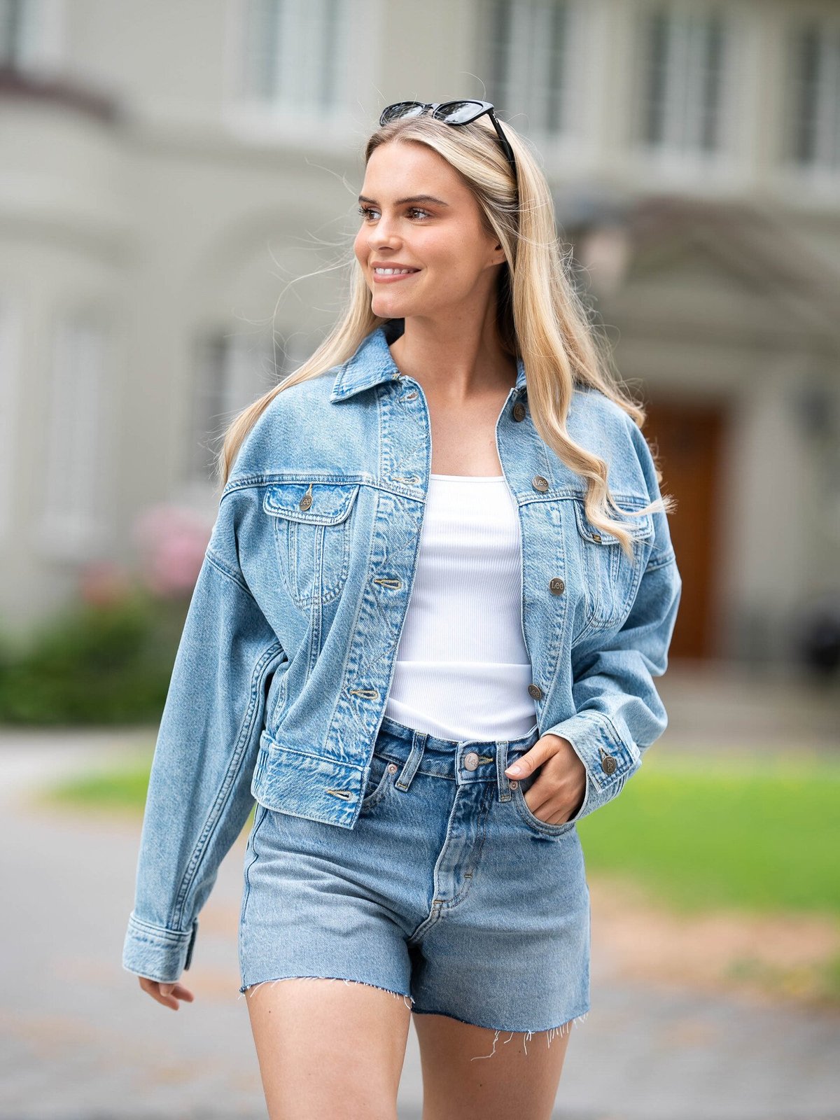 Lee Batwing Rider Jacket Blue