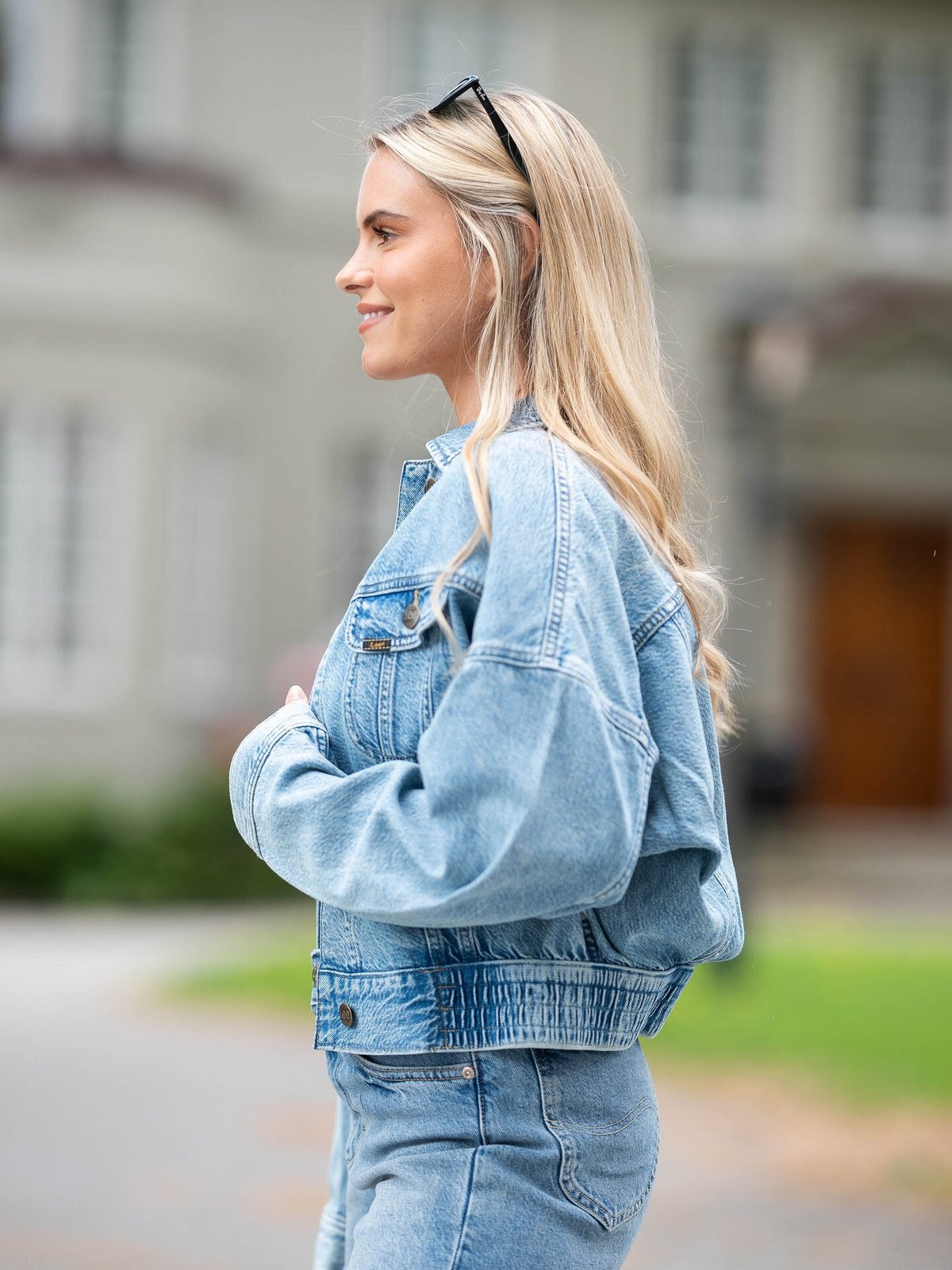 Lee Batwing Rider Jacket Blue