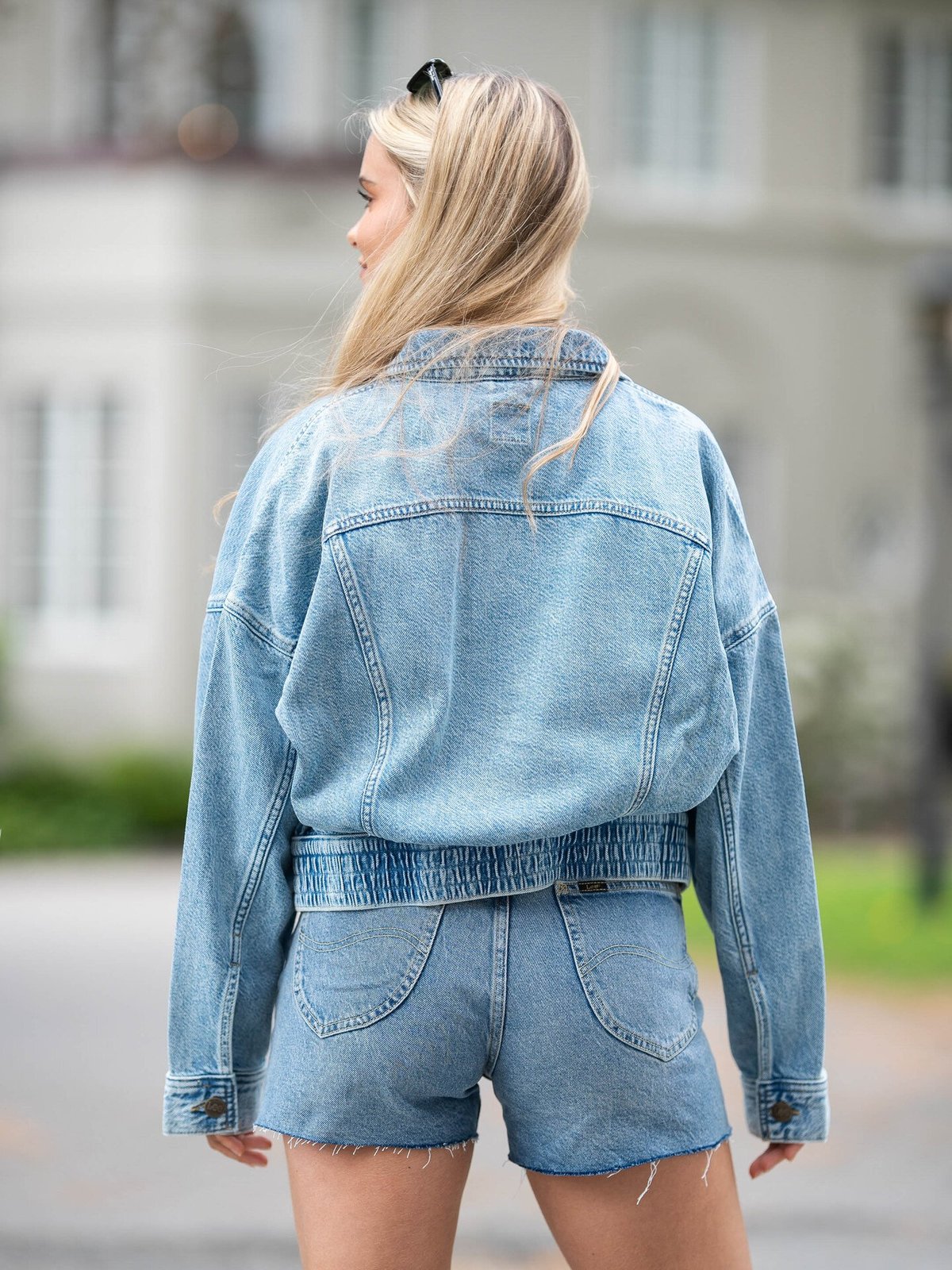 Lee Batwing Rider Jacket Blue