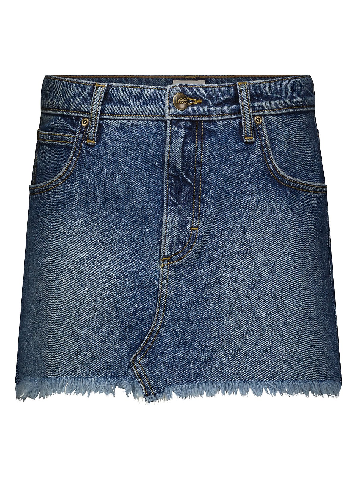 Lee Mini Skirt Facets Of Blue