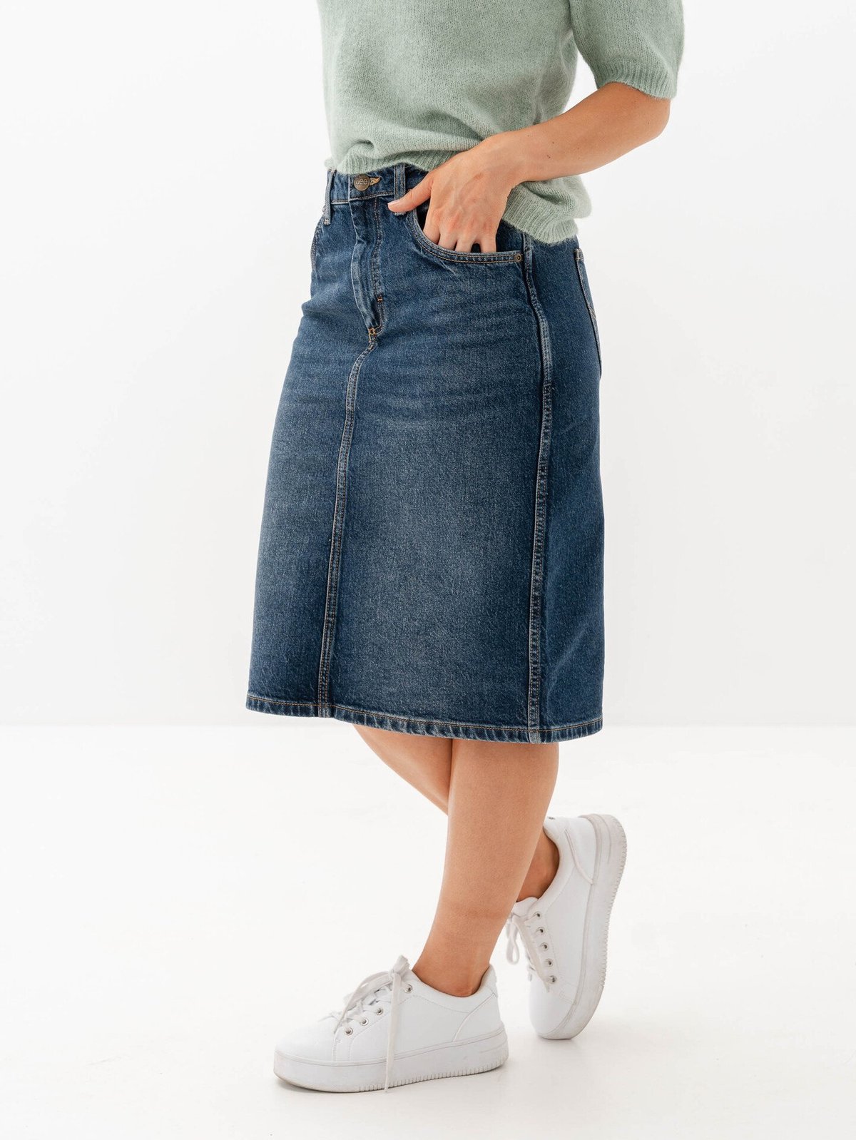 Lee Midi Skirt Dark Glamour