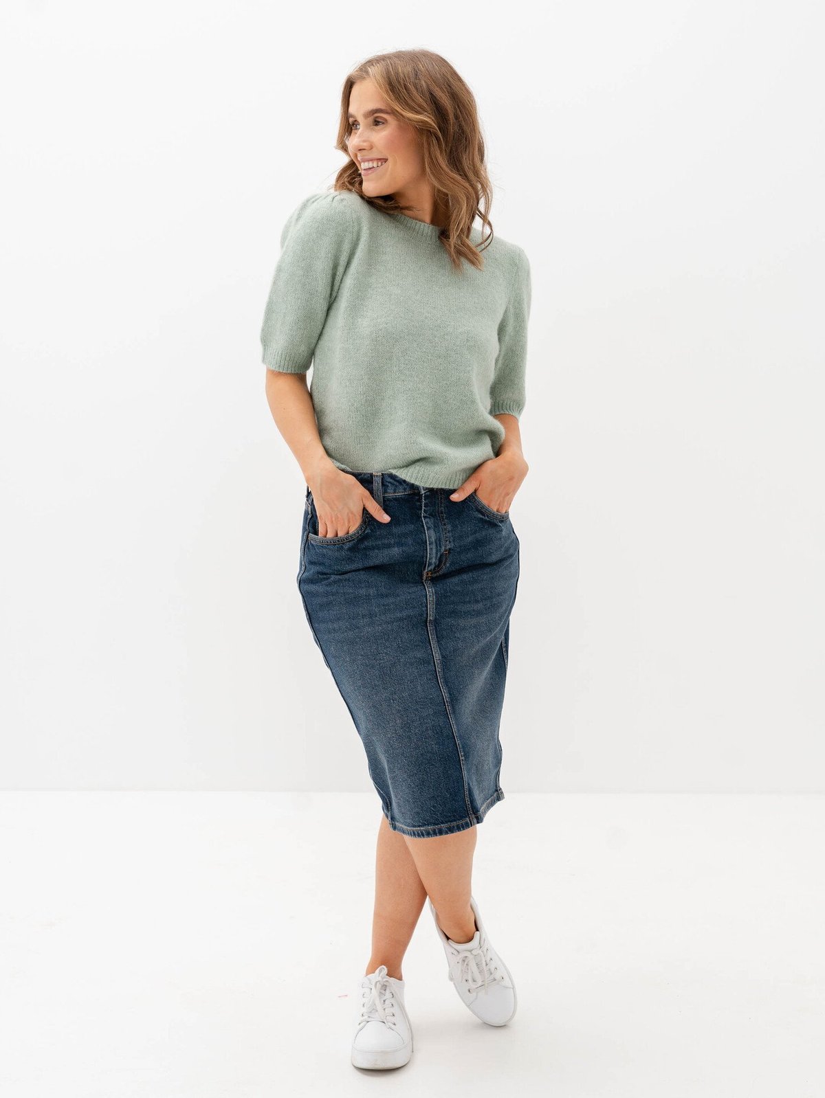 Lee Midi Skirt Dark Glamour