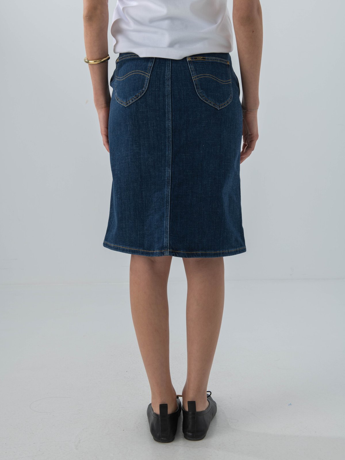Lee Midi Skirt With Bow Seaside Trip