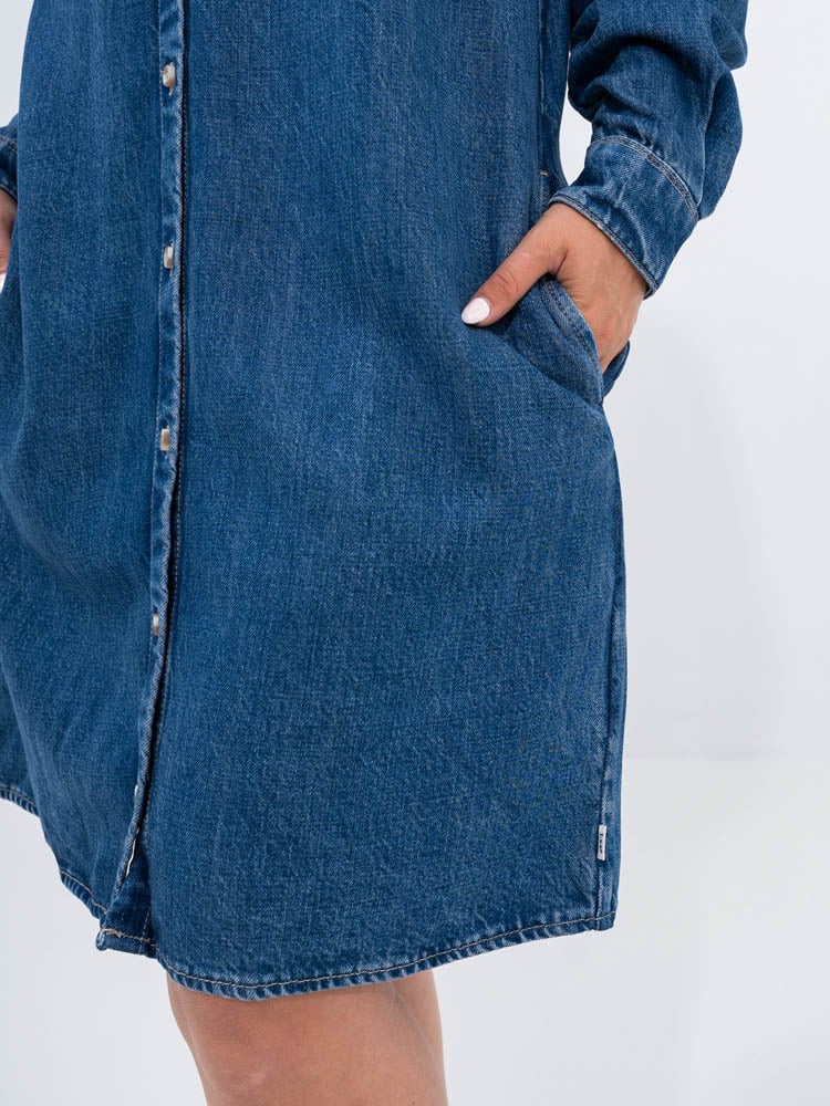 Lee Shirt Dress Coastal Sky