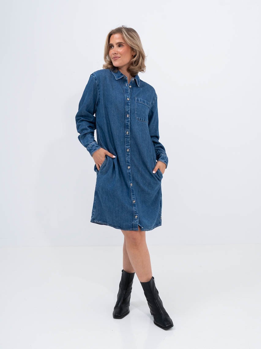 Lee Shirt Dress Coastal Sky