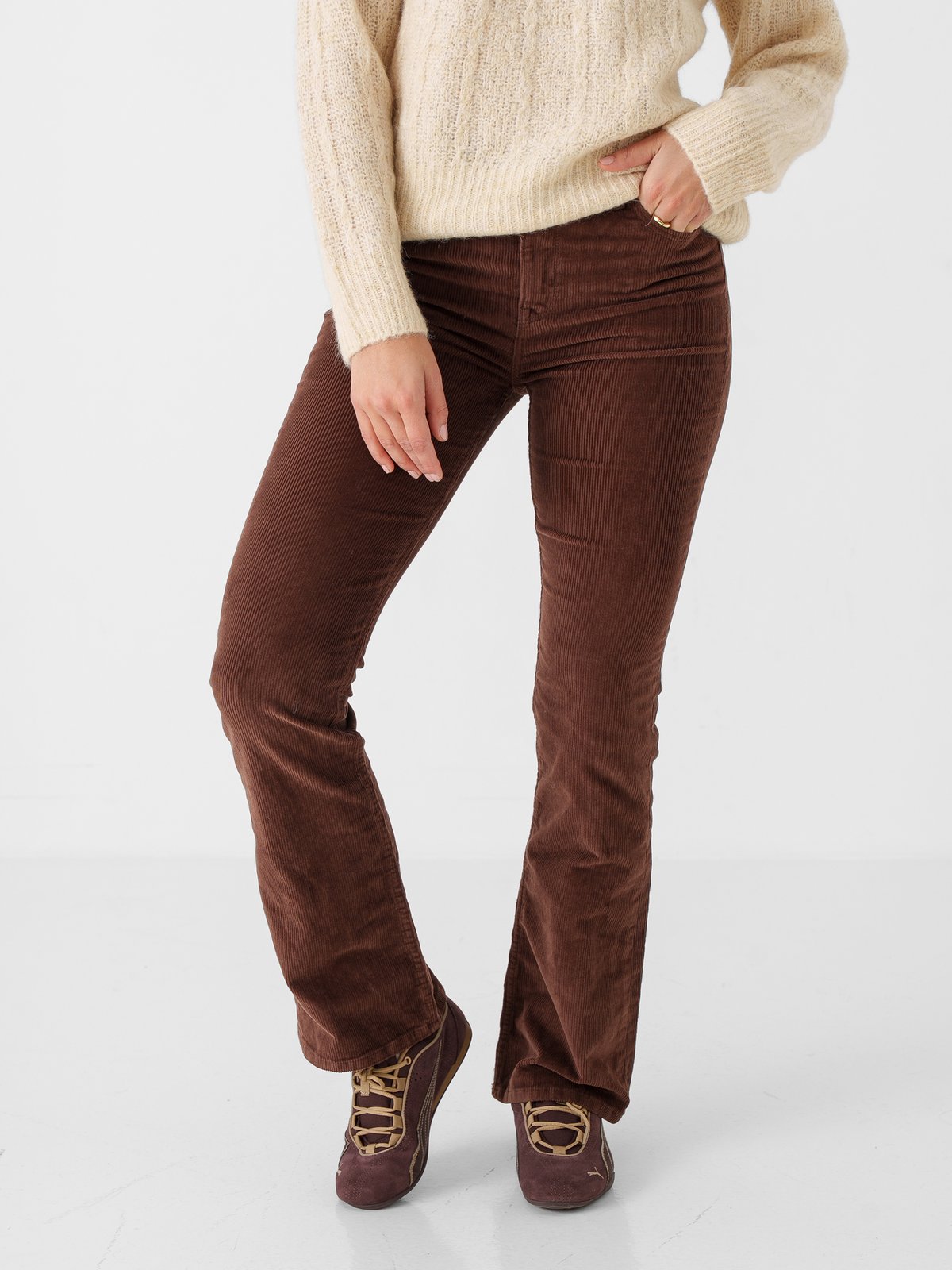 Lee Breese Boot Cord Shaved Chocolate