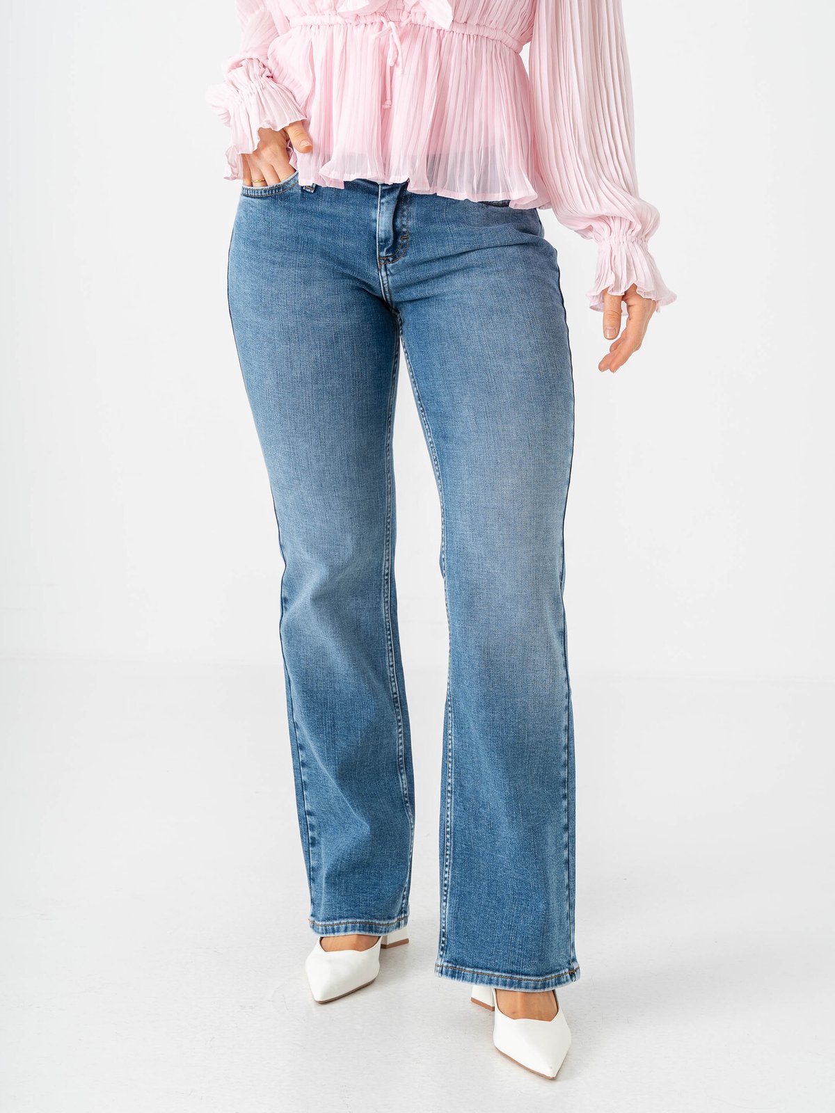Lee Flat Pocket Jessica Lapis Blue