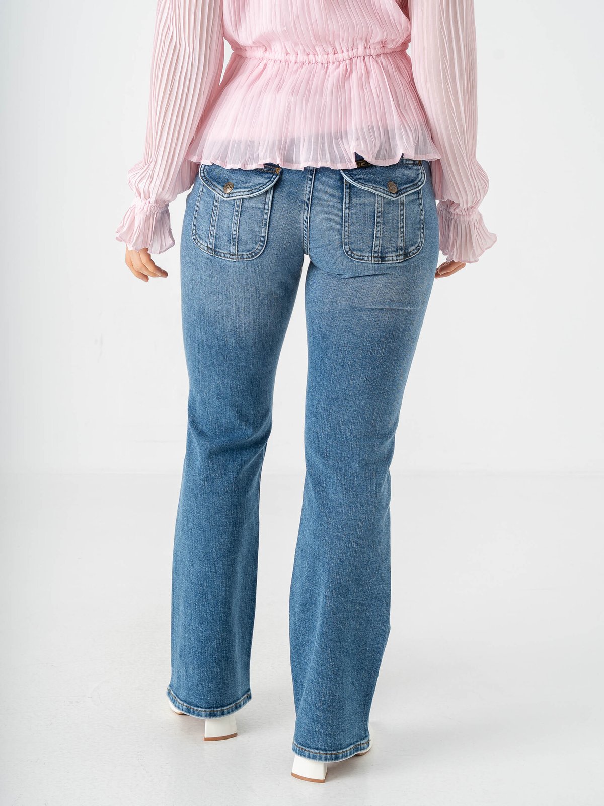 Lee Flat Pocket Jessica Lapis Blue