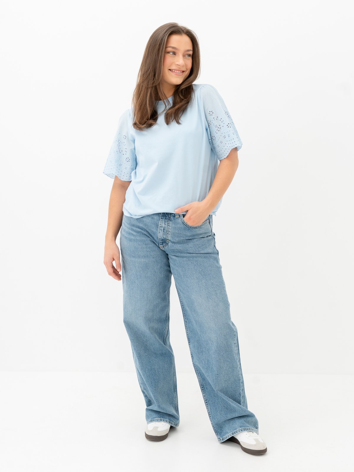 Lee Rider Loose Blue Koi