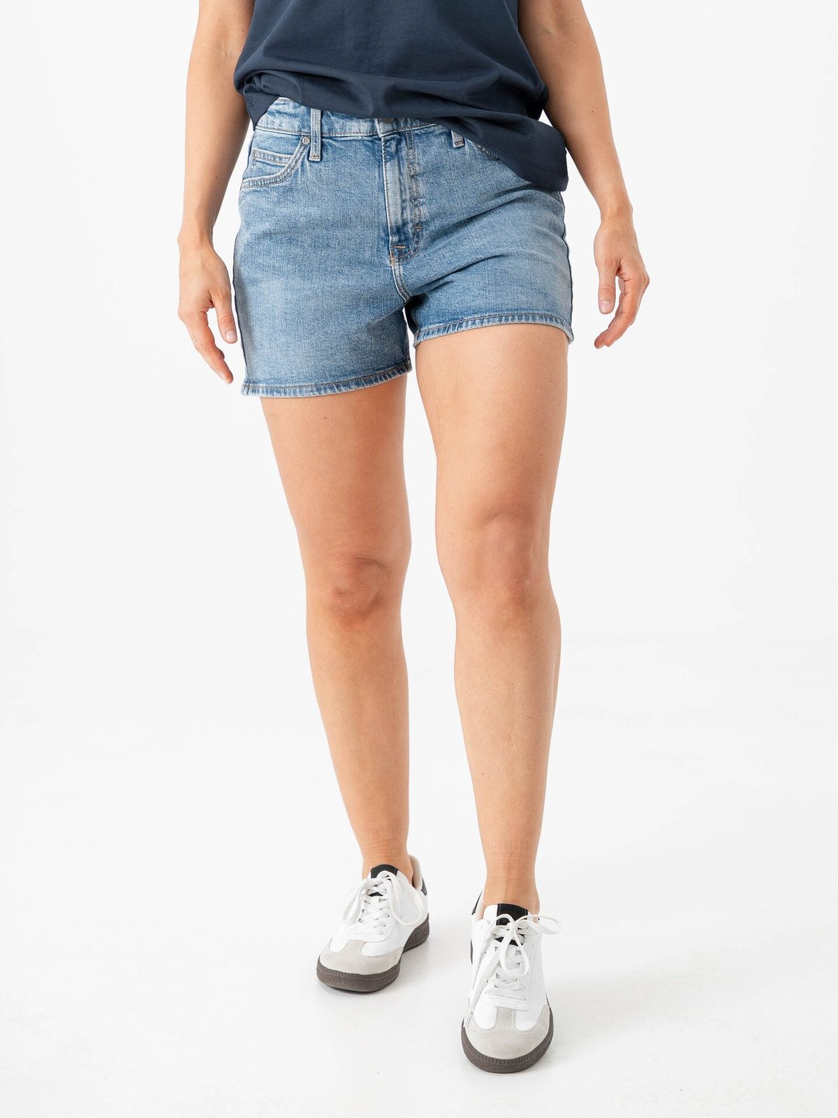 Lee Carol Shorts Blue Wire
