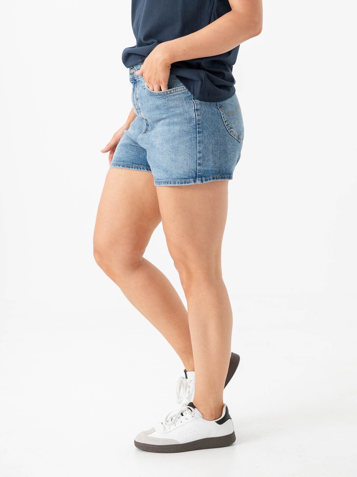 Lee Carol Shorts Blue Wire