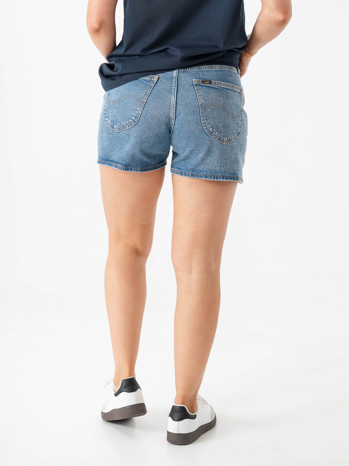 Lee Carol Shorts Blue Wire