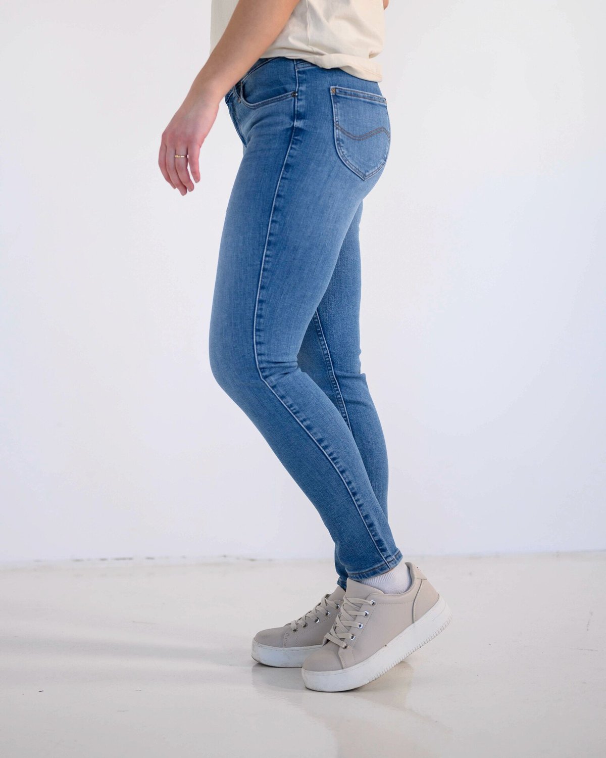 Lee Scarlett Skinny Mid Waist Conversation